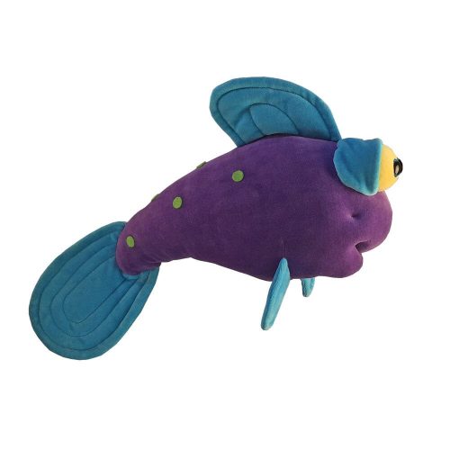 FunnyFriends Fish GoogleTrout PurpleBlue SideView