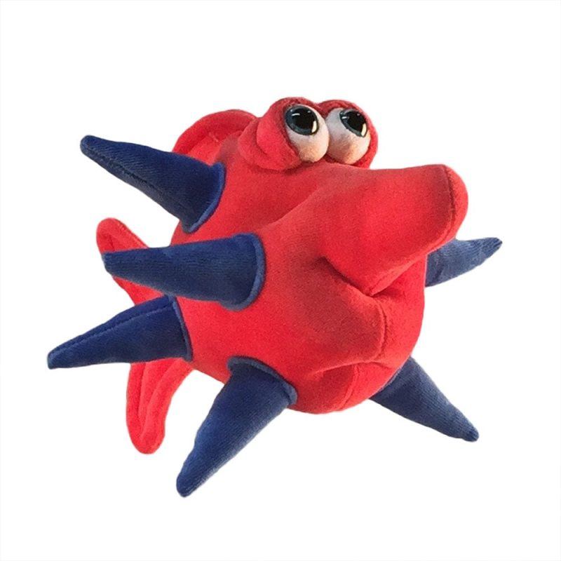 FunnyFriends Fish Spike RedBlue Mini FrontView 1022