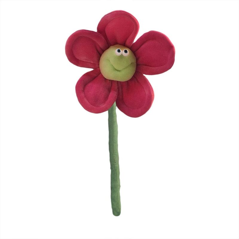 FunnyFriends Flowers HappyFlower PinkLime 12inch FrontView 1069