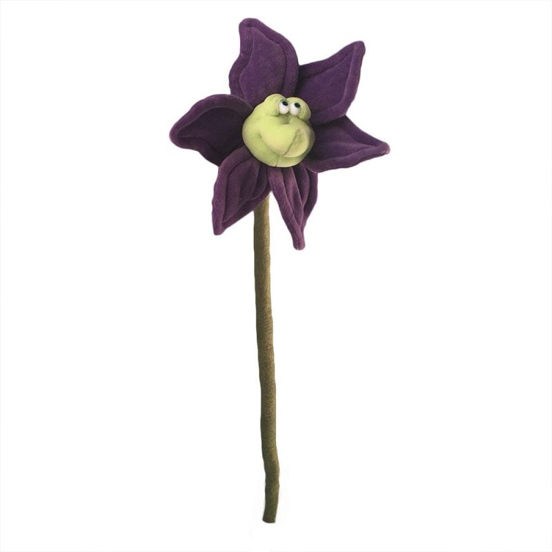 FunnyFriends Flowers Jonquil PurpleLime 18inch FrontView 1106C