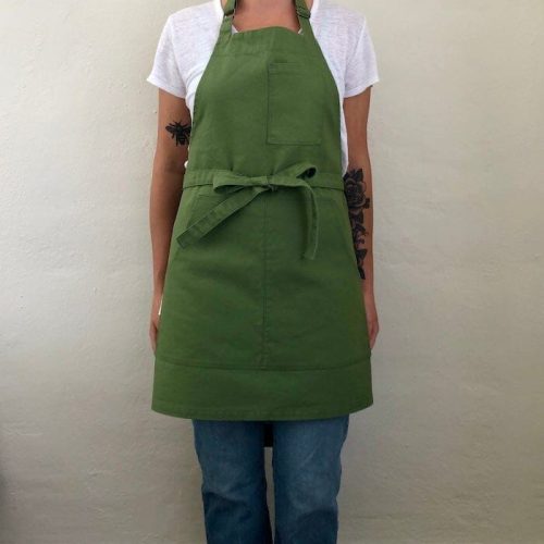 farm apron green