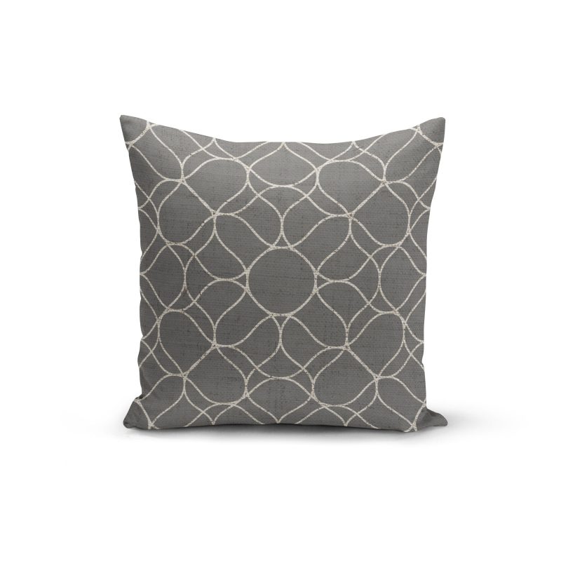 pillow grey trellis pillow cover 12x16 multicolored 7283304595559